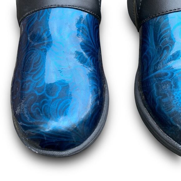 Dansko Work Wonders Women's Size 37 US 7 Blue Nursing Shoes Clogs Slip On - Picture 6 of 16